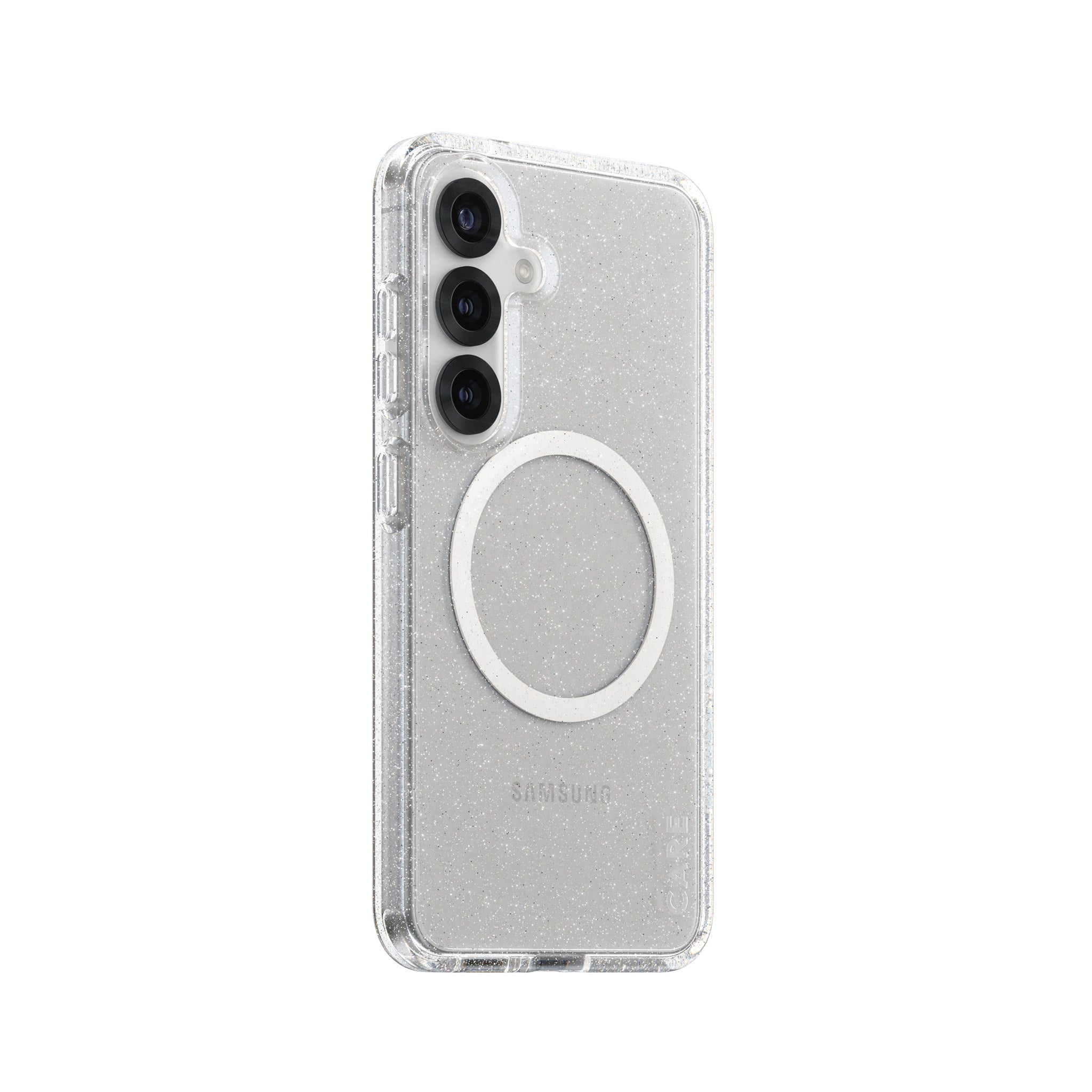 CARE by PanzerGlass® Flagship Case Urban Combat Star Lit m. Weiß Qi Compatible Samsung Galaxy S25